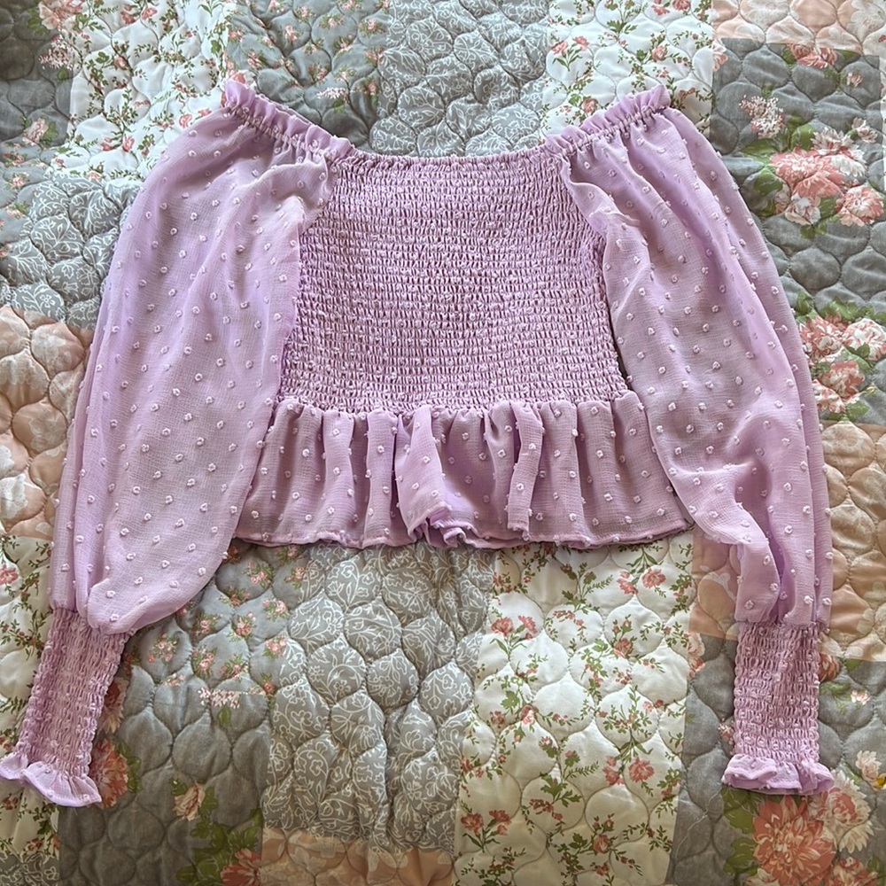 Lavender Blouse